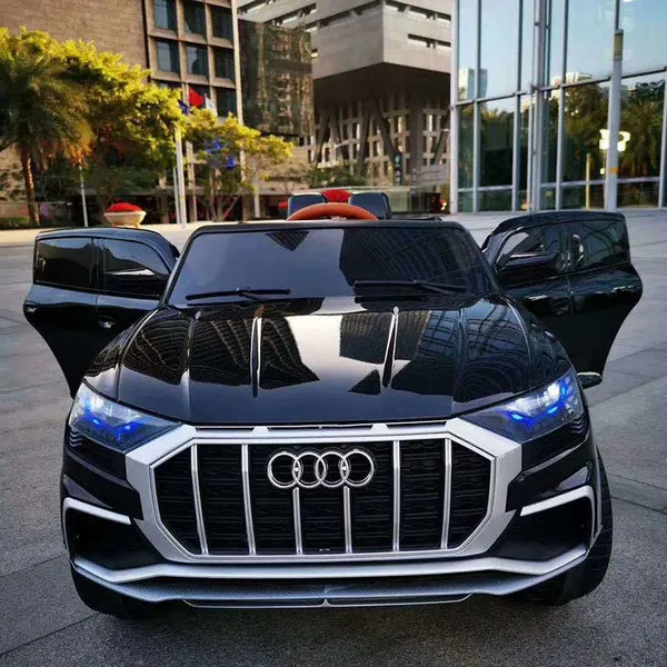 Продукт Акумулаторен джип  Audi Q8 12V с меки гуми и кожена седалка  - 0 - BG Hlapeta