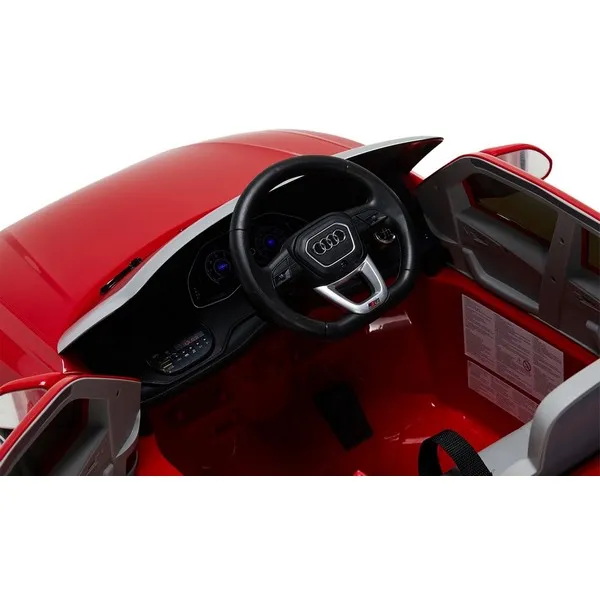 Продукт Акумулаторен джип  Audi Q8 12V с меки гуми и кожена седалка  - 0 - BG Hlapeta