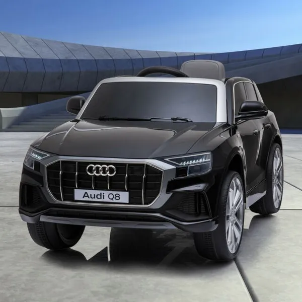 Продукт Акумулаторен джип  Audi Q8 12V с меки гуми и кожена седалка  - 0 - BG Hlapeta