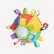 PLAYGRO - Звъняща мека топка с етикети, 3м+ 1