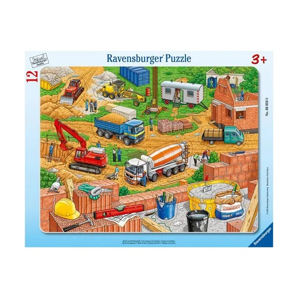 Продукт Ravensburger Строителна площадка - Пъзел 12ел.  - 0 - BG Hlapeta