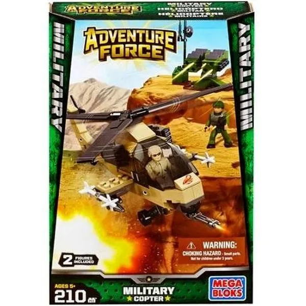 Продукт Mega Bloks - Военен хеликоптер - Конструктор - 0 - BG Hlapeta