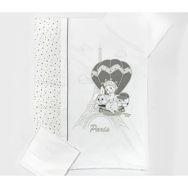 Продукт Bambino Casa Paris - луксозен спален комплект 3ч. - 0 - BG Hlapeta