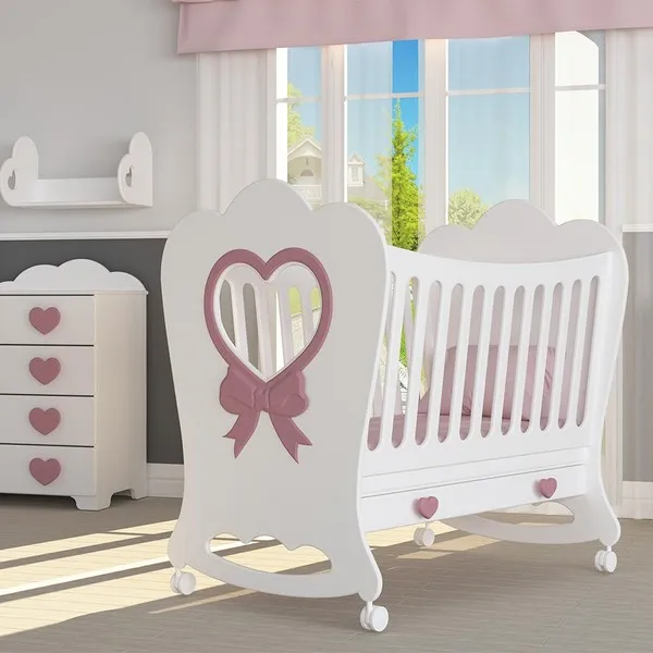 Продукт Bambino Casa Cuore Mio Rosa - Бебешко креватче Розово - 0 - BG Hlapeta