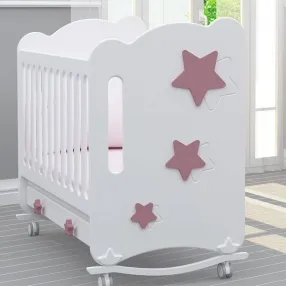 Bambino Casa Stelle Rosa - Бебешко креватче Розово