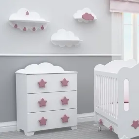 Bambino Casa Stelle Grandi Felici Rosa - Скрин Розов