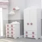 Bambino Casa Stelle Grandi Felici Rosa - Комод Розов Продукт Bambino Casa Stelle Grandi Felici Rosa - Комод Розов - 2 - BG Hlapeta