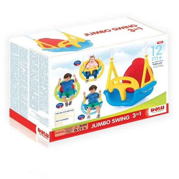 Продукт DOLU - Люлка Jumbo swing 3 в 1  - 0 - BG Hlapeta