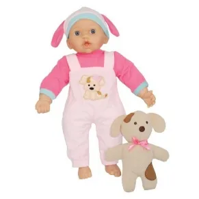 BAMBOLINA - Кукла меко тяло с кученце 41см. 