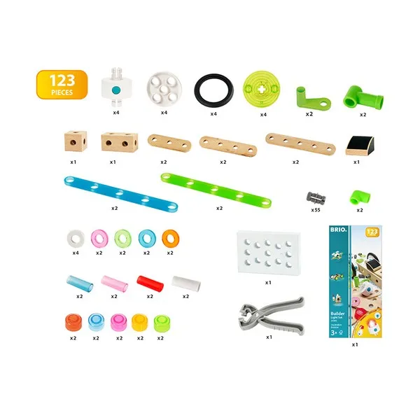 Продукт Brio-Light set-конструктор 120 части  - 0 - BG Hlapeta