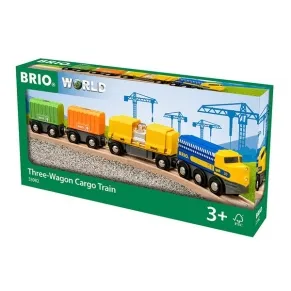 Brio-товарен влак с три вагона