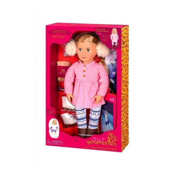 Продукт Our Generation - Кукла Кателин С Книга - 0 - BG Hlapeta