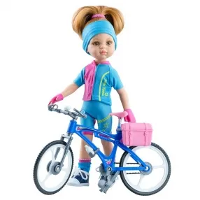 Paola Reina - кукла Даша велосипедистка Paola Reina - кукла Даша велосипедистка
