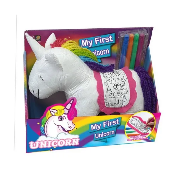 Моят първи еднорог за оцветяване с флумастри