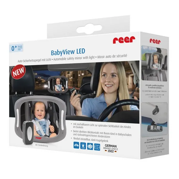 Продукт Reer BabyView LED - Огледало за наблюдение в автомобил  - 0 - BG Hlapeta