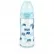 NUK First Choice - стъклено шише Temperature Control 240мл. със силиконов биберон за хранене 0-6мес. 1