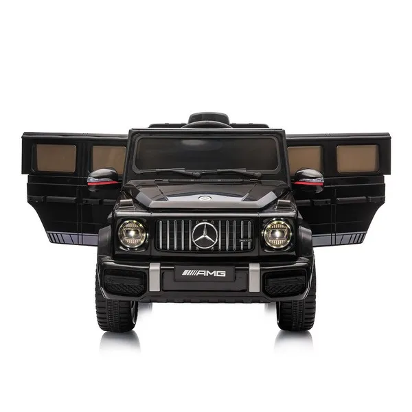 Продукт Акумулаторен джип Mercedes G63 AMG, 12V с меки гуми и отварящи се врати и амортисьори - 0 - BG Hlapeta
