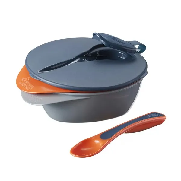 Продукт Tommee Tippee - Купи за храна с капак и лъжица 6m+ (2 бр./оп.) - 0 - BG Hlapeta