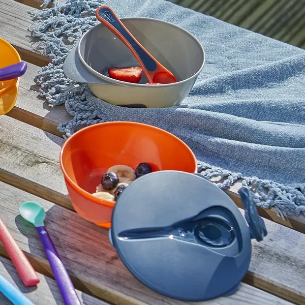 Продукт Tommee Tippee - Купи за храна с капак и лъжица 6m+ (2 бр./оп.) - 0 - BG Hlapeta