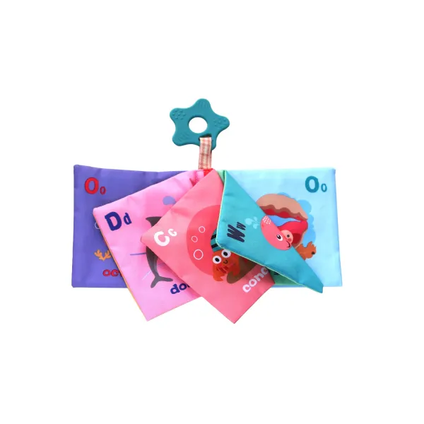 Продукт Kikkaboo Sea world - Образователна текстилна книжка с чесалка  - 0 - BG Hlapeta