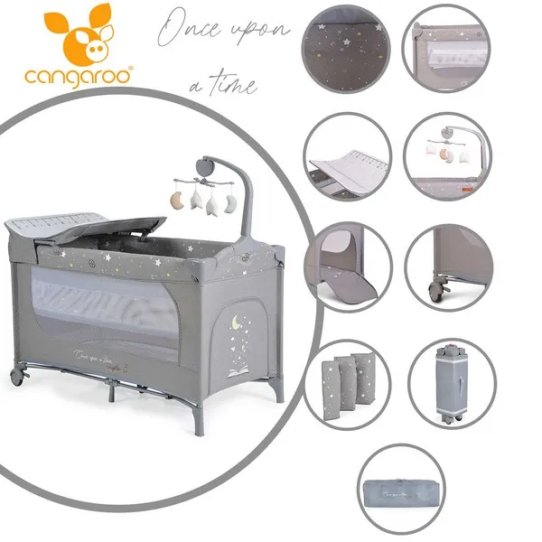 Продукт Cangaroo Once upon a time 3 -  Детска кошара - 0 - BG Hlapeta