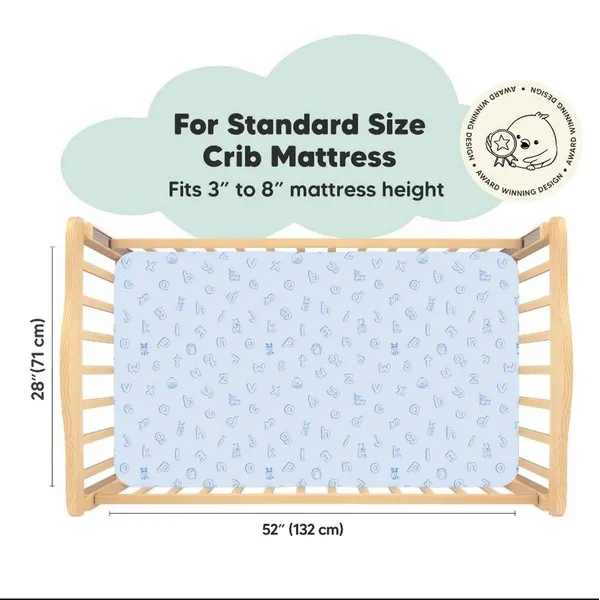 Продукт KeaBabies - Чаршафи От Органичен Памук 2 Броя 60х120См - 0 - BG Hlapeta