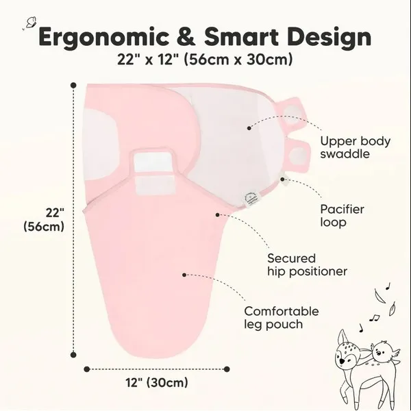Продукт KeaBabies - Пелени За Повиване Organic 0-3 Месеца 3Бр - 0 - BG Hlapeta