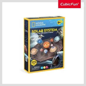 Cubic Fun 3D National Geographic - Пъзел Соларна Система 173ч