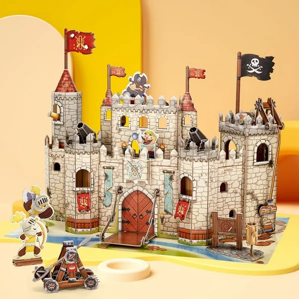 Продукт CubicFun - 3D Pirate Knight Castle - Пъзел 183ч - 0 - BG Hlapeta