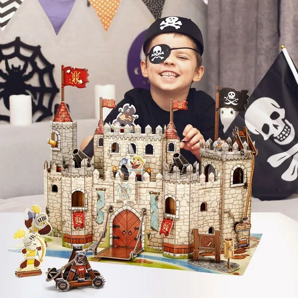 Продукт CubicFun - 3D Pirate Knight Castle - Пъзел 183ч - 0 - BG Hlapeta