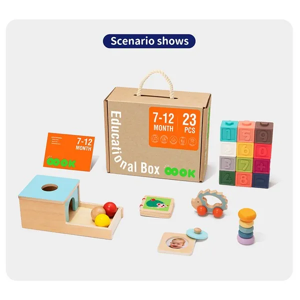 Продукт TOOKY TOY - Монтесори образователен Сет TK7531 6М+ - 0 - BG Hlapeta