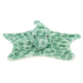 Keeleco Костенурка с кърпичка - Екологична плюшена играчка Бебешка играчка за гушкане