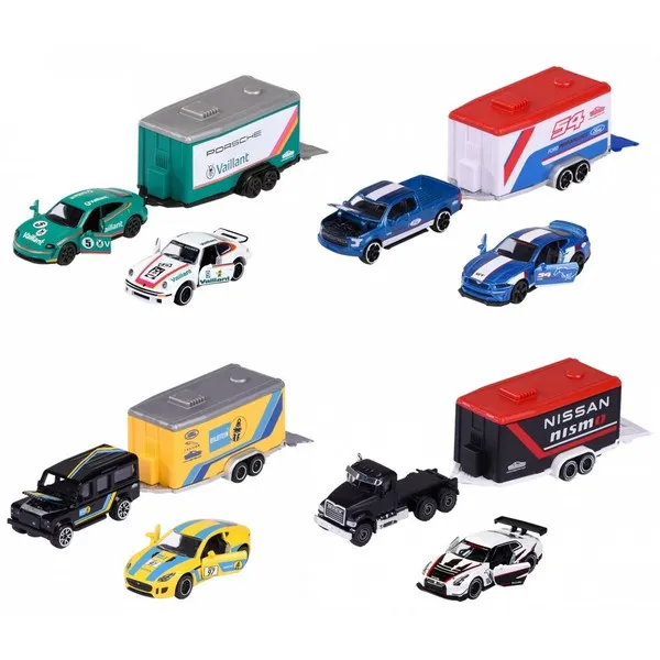 Продукт Majorette - Състезателни коли с ремарке, асортимент - 0 - BG Hlapeta