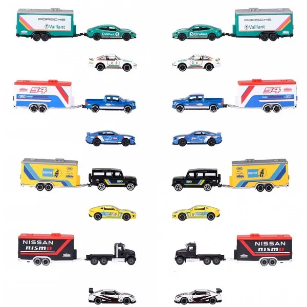 Продукт Majorette - Състезателни коли с ремарке, асортимент - 0 - BG Hlapeta