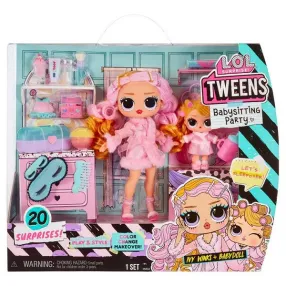 MGA L.O.L. Surprise Babysitting Sleepover Party - Игрален комплект с 2 кукли с аксесоари MGA L.O.L. Surprise Babysitting Sleepover Party - Игрален комплект с 2 кукли с аксесоари