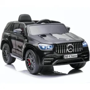Акумулаторен джип M Class, 12V с меки гуми и кожена седалка
