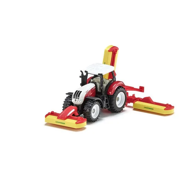 Продукт Siku Steyr  - трактор  в комбинация с косачка - 0 - BG Hlapeta