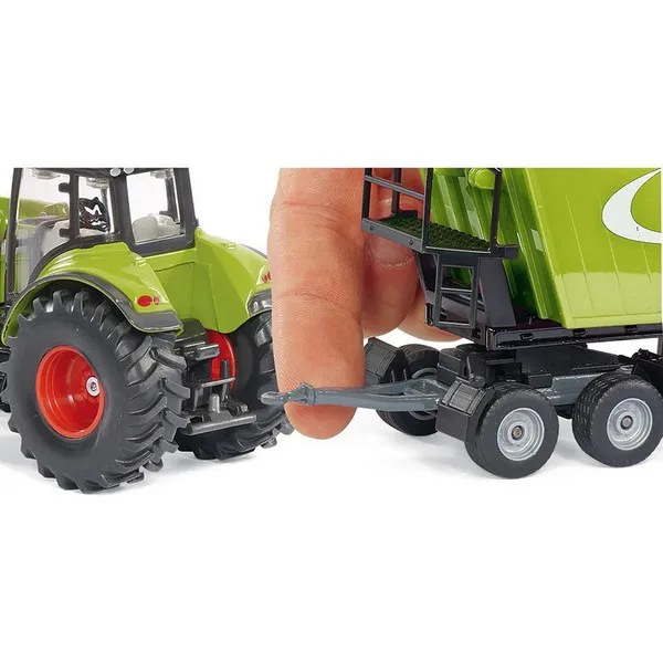 Продукт Siku Claas Axion 850  - трактор с  товарач и ремарке - 0 - BG Hlapeta