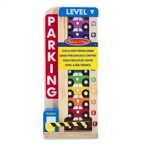 Melissa and Doug Дървен паркинг с коли