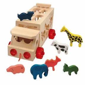 Woody Сортер камион със животни Woody Сортер камион със животни
