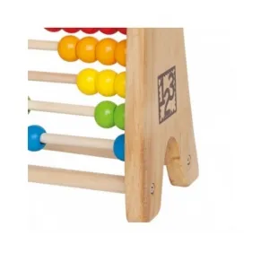 Hape - Дървено сметало с цветни мъниста