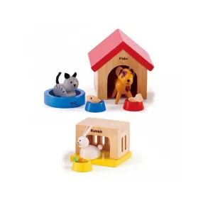 Hape - Детски комплект мини домашни любимци Hape - Детски комплект мини домашни любимци