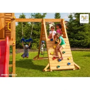 Fungoo SPIDER+ - люлка, мрежа и стена за катерене