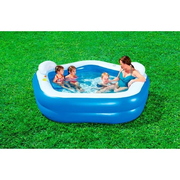 Продукт Bestway - Надуваем басейн с 2 възглавнички 213 x 207 x 69 см. - 0 - BG Hlapeta