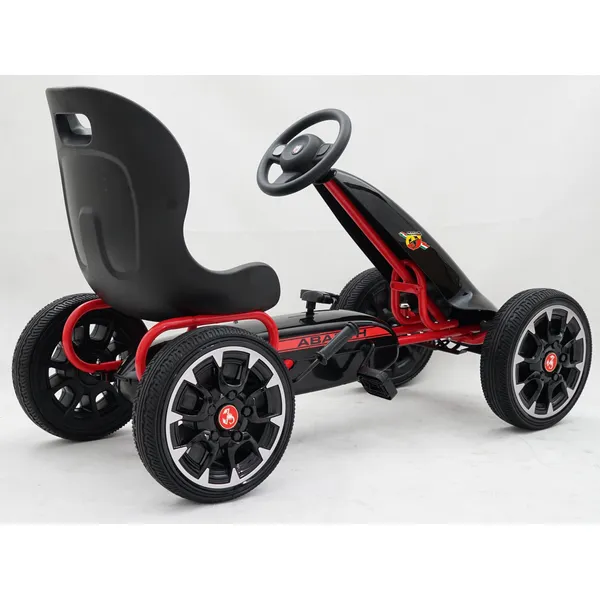 Продукт Картинг Abarth Pedal Go Kart с меки гуми, лицензиран модел  - 0 - BG Hlapeta
