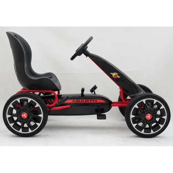 Продукт Картинг Abarth Pedal Go Kart с меки гуми, лицензиран модел  - 0 - BG Hlapeta