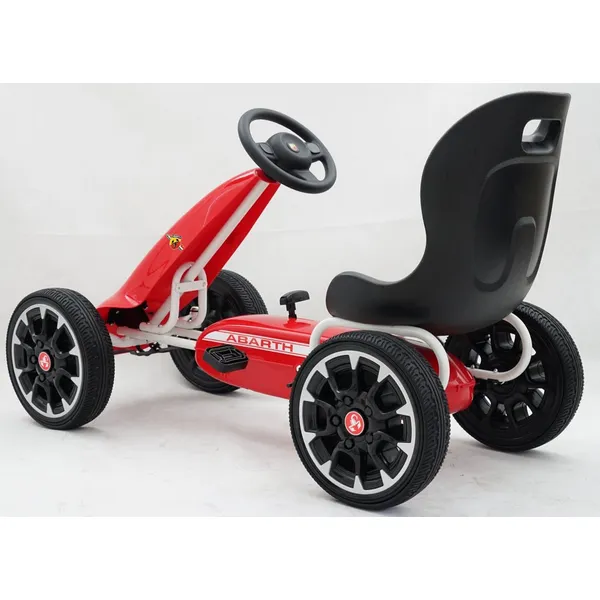Продукт Картинг Abarth Pedal Go Kart с меки гуми, лицензиран модел  - 0 - BG Hlapeta
