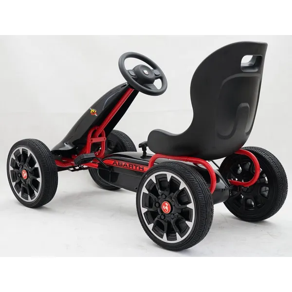 Продукт Картинг Abarth Pedal Go Kart с меки гуми, лицензиран модел  - 0 - BG Hlapeta