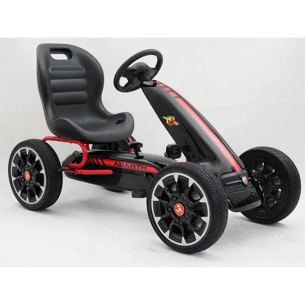 Продукт Картинг Abarth Pedal Go Kart с меки гуми, лицензиран модел  - 0 - BG Hlapeta