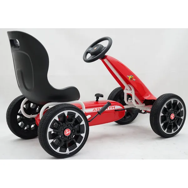 Продукт Картинг Abarth Pedal Go Kart с меки гуми, лицензиран модел  - 0 - BG Hlapeta